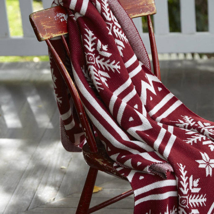 Fair Isle Throw Blanket