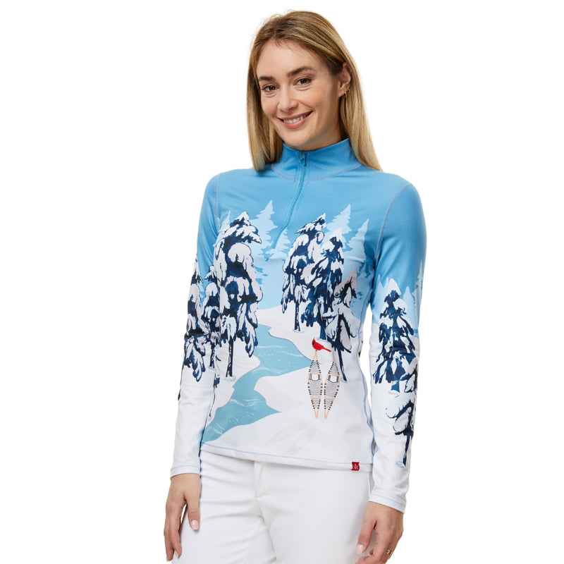 Krimson Klover "Whiteout" 1/4 Zip Base Layer