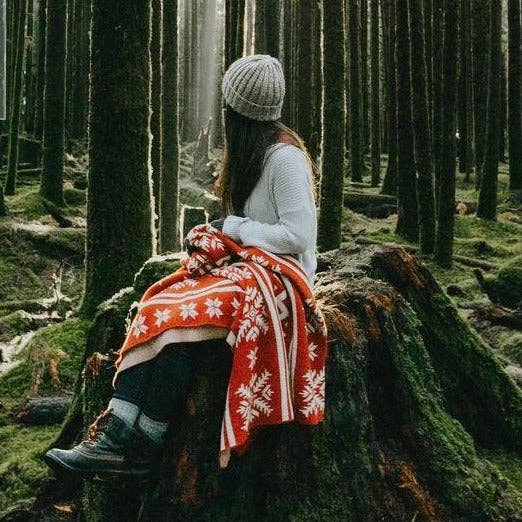 Fair Isle Throw Blanket