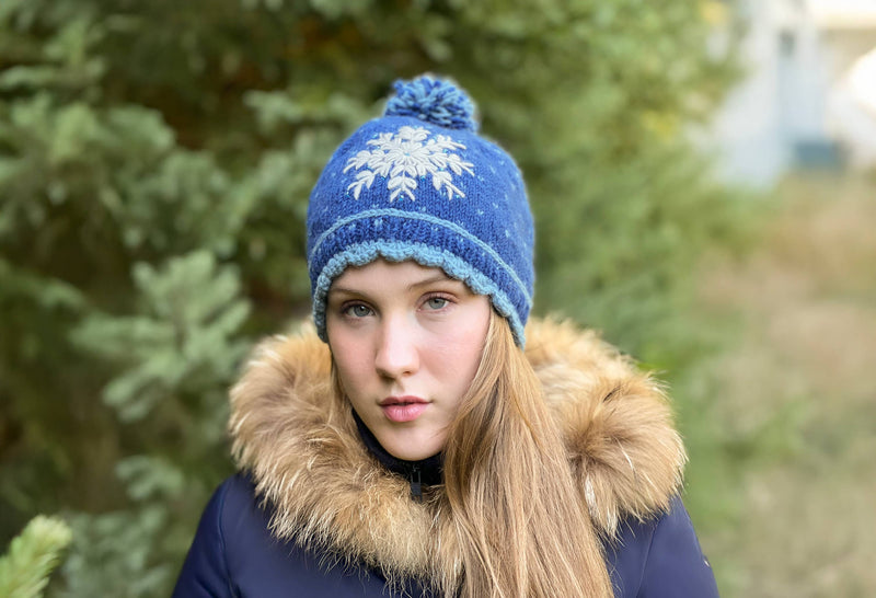 Lost Horizons "Anoushka" Beanie - Black/Natural