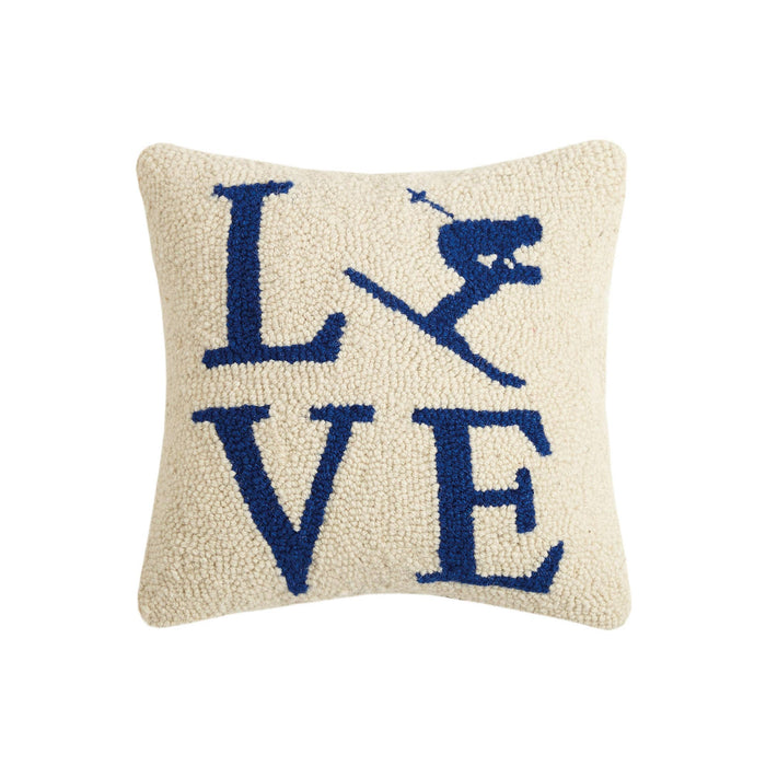Ski Love Hook Pillow