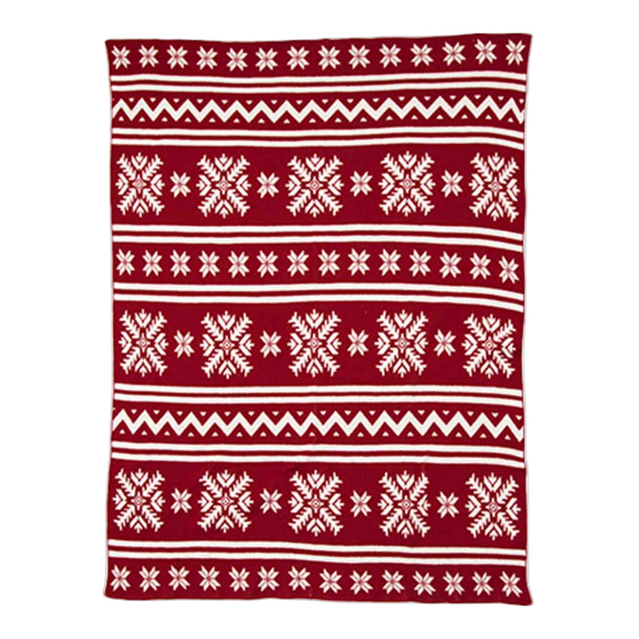 Fair Isle Throw Blanket