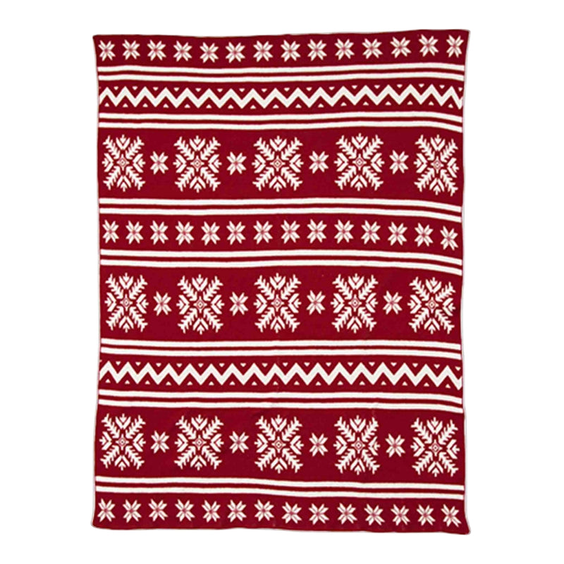 Fair Isle Throw Blanket