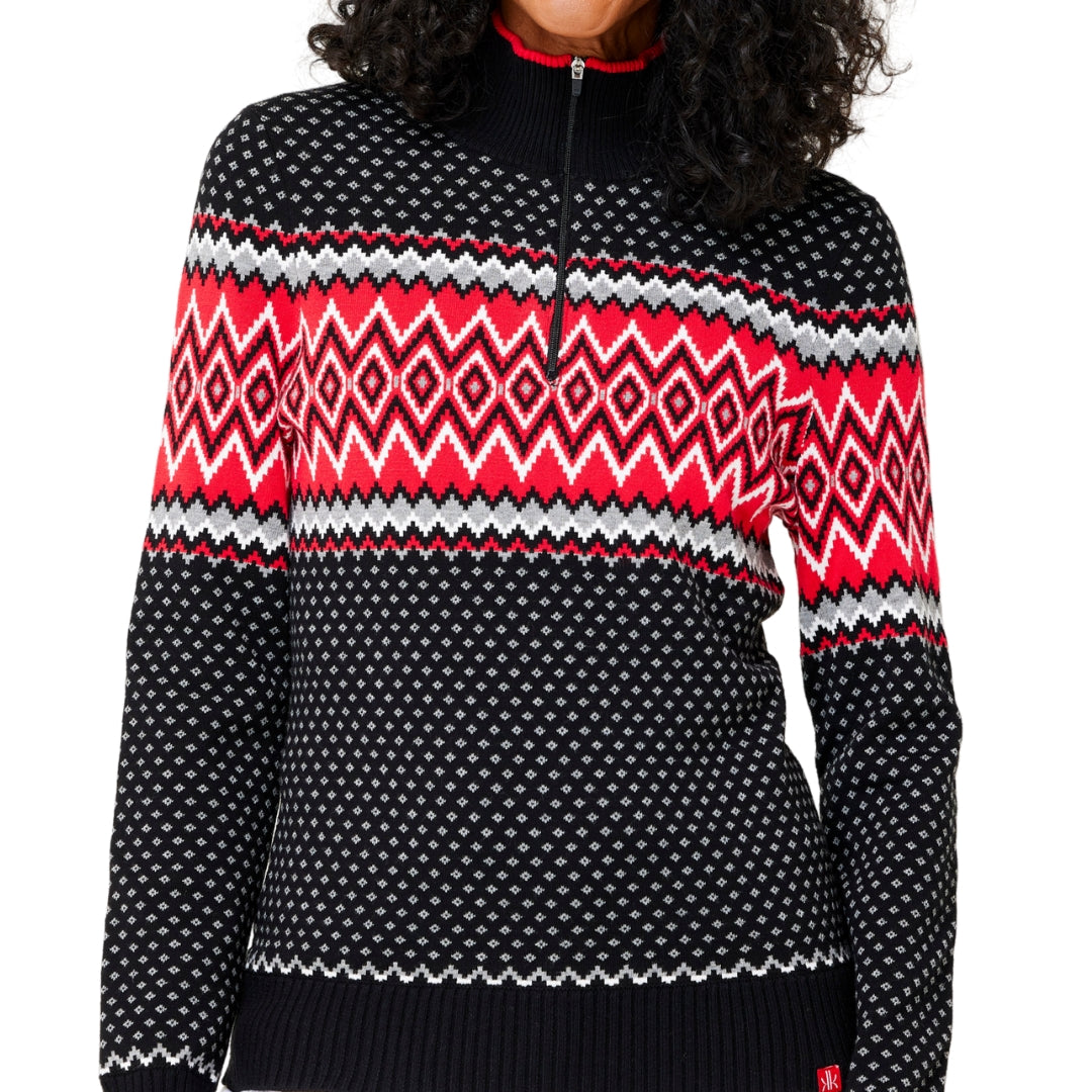 Krimson Klover "Sunny" 1/4 Zip Sweater