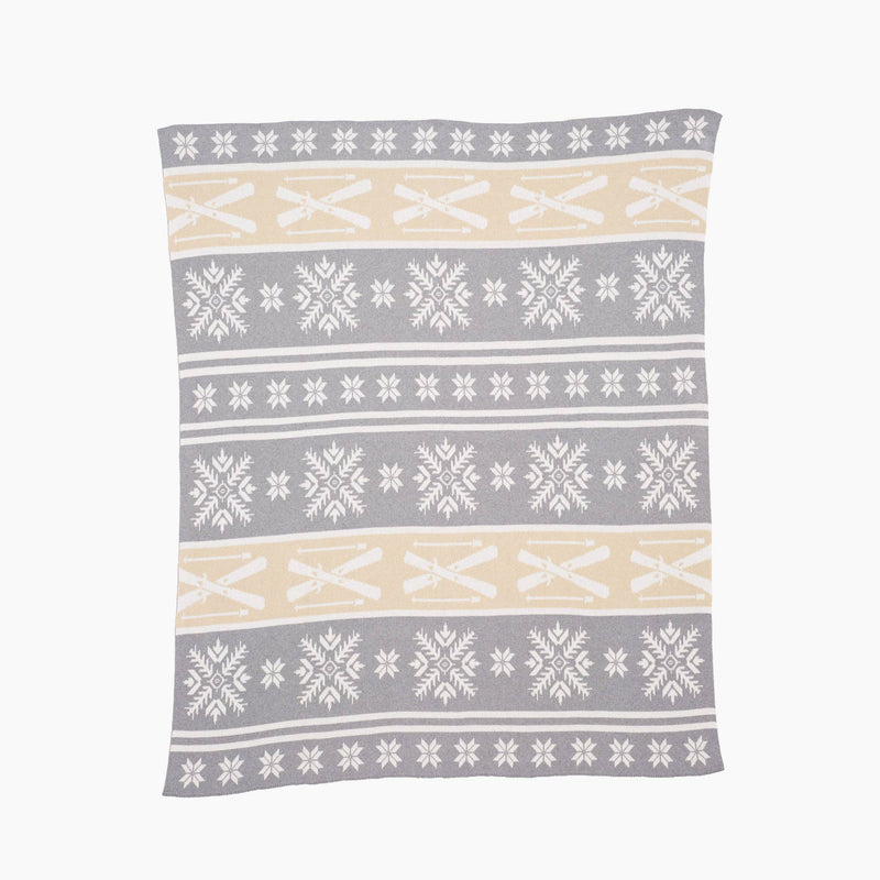 Fair Isle Throw Blanket