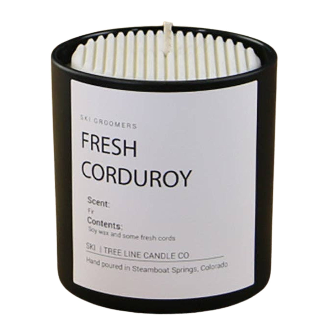 Fresh Corduroy Ski Candle - Fir