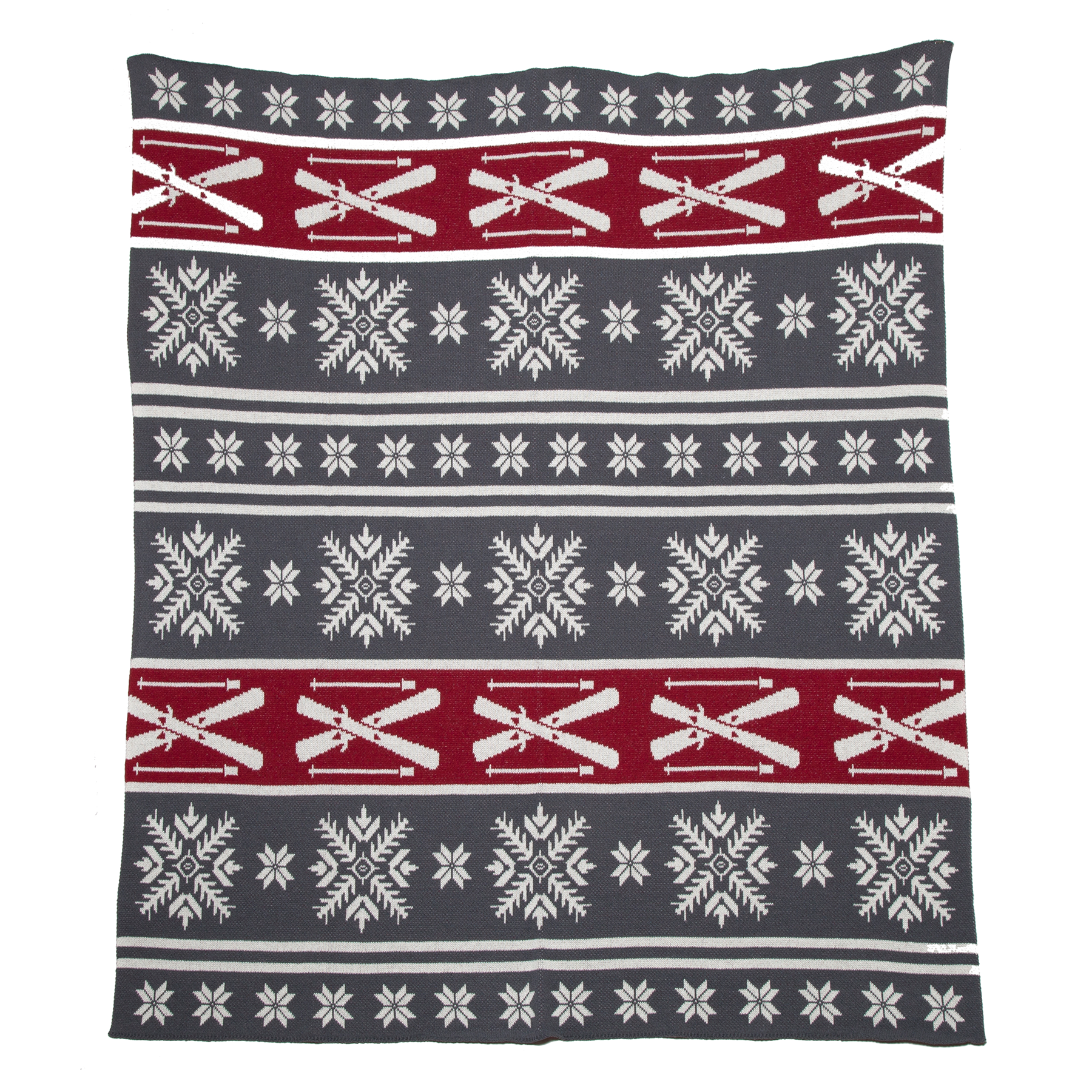 Fair Isle Throw Blanket