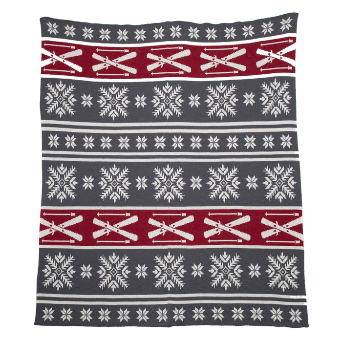 Fair Isle Throw Blanket