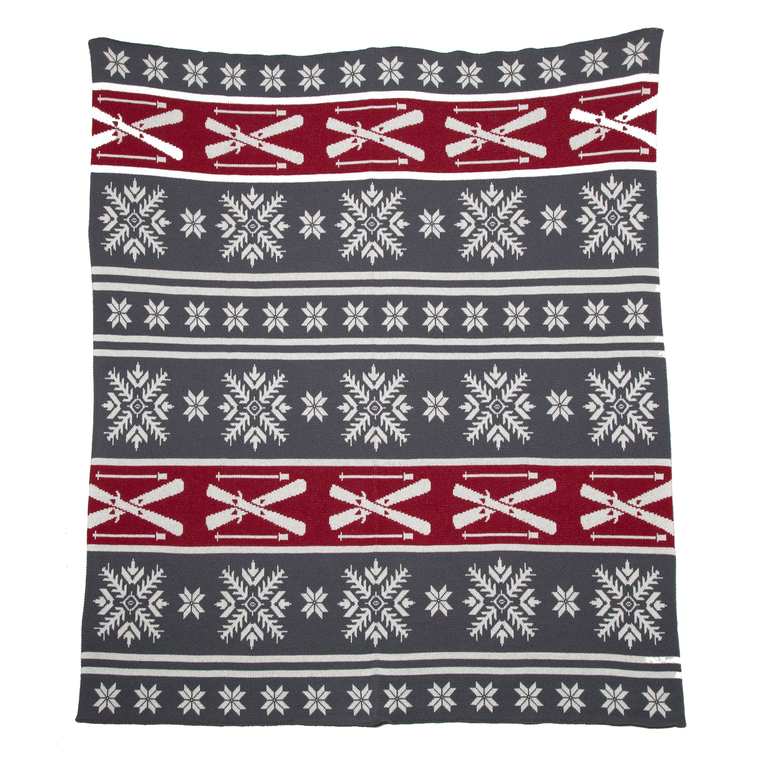 Fair Isle Throw Blanket